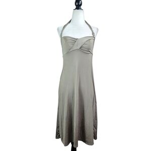 Lise Charmel  halter neck twisted front  knee length dress